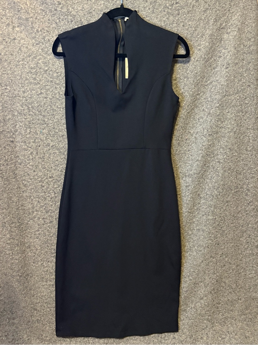 Rolla Coster Black Sleeveless Sheath Dress